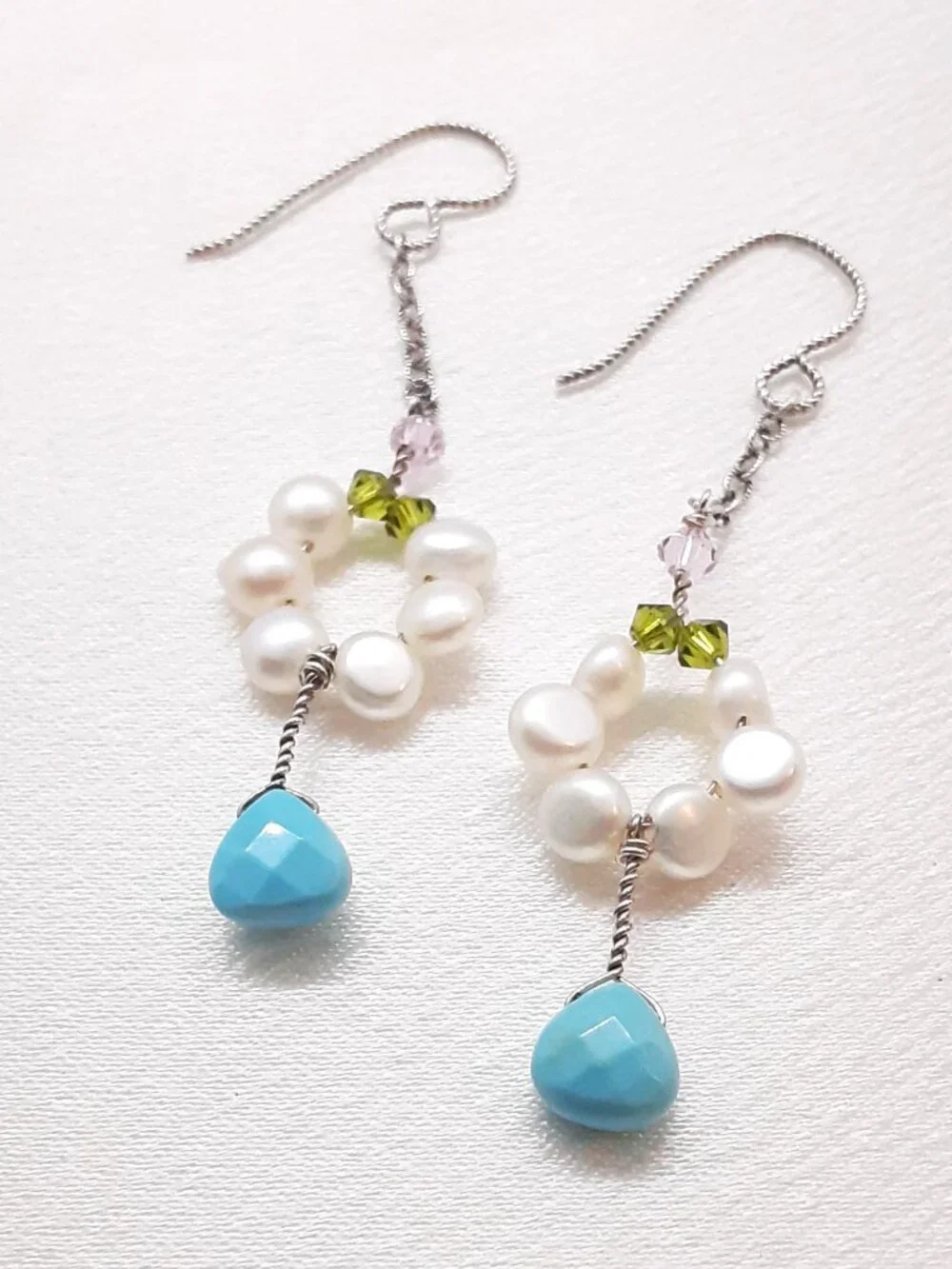 NEW Ivy Stella 3 inch drop french wire earrings - Picture 6 of 6